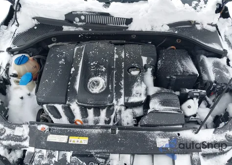 2012 Volkswagen Passat 2.5L S из США, поврежденный, VIN 1VWAP7A37CC016083